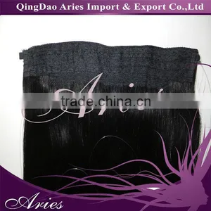The Halo Piece - 16 Inch 100% Remy Human Hair Extensions thumbnail-1