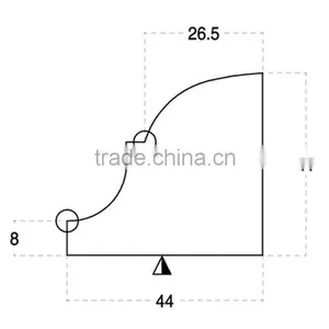 Paint Wood Top Cover Crown Moulding thumbnail-2
