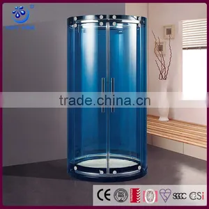 Luxury Round Sliding Shower Cabin (KT8104) thumbnail-1