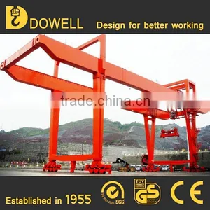 40Ton Container Gantry Crane Rail Type Portal Container Crane thumbnail-3