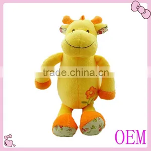 Soft Cute Mini Cow Stuffed Baby Toy thumbnail-1