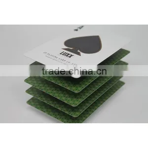 Promotional Custom Playing Cards UV Protected Customized Poker Game Card Gold Plastic Advertising Playing Cards ---DH20561 Quality Choice thumbnail-2