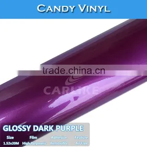 Hot Sell CARLIKE Brand Matt And Glossy Candy Car Wrap Film thumbnail-4
