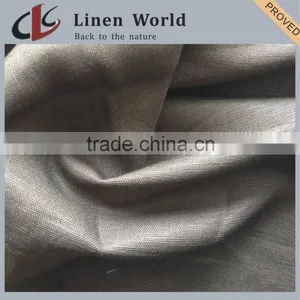 Hight Quality Plain Dyed Interwoven Linen Rayon Fabric For Garment thumbnail-2
