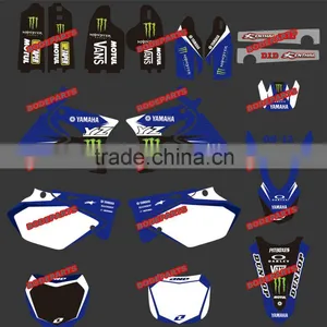Dirt Bike Stickers&Motorbike&Motocross Stickers for YAMAHA YZ125-250 Motorcycle Suit 2002-2010&2011 2012 2013 2014 (DST0003) thumbnail-1