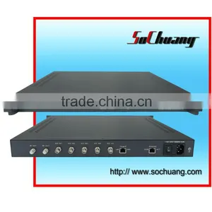 IP QAM Modulator With MUX-Scrambler(32 IP In,4 RF Out) thumbnail-1