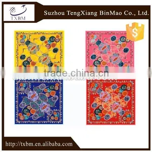 2015 Women Lady Print Silk 110*110CM Neck Scarf thumbnail-1