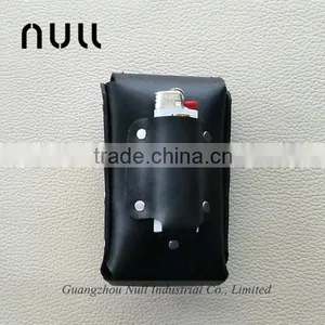 Genuine Leather Vintage Style Cigarette Case With Lighter Slot thumbnail-2
