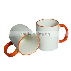 11OZ Ring and Rim Color Mug /sublimation Customized thumbnail-5