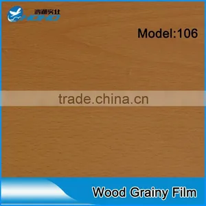 China High-quality Wood Grain Lamination Film/ Semi-rigid Pvc Foil/pvc Wooden Grain Film thumbnail-4