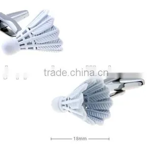Shuttlecock Badminton Cufflinks thumbnail-1