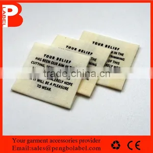 Eco-Friendly Custom Printed Clothing Polyester Satin Garment Printing Lable Quality Choice thumbnail-3