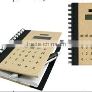 Kraft Paper Notebook Calculator thumbnail-1