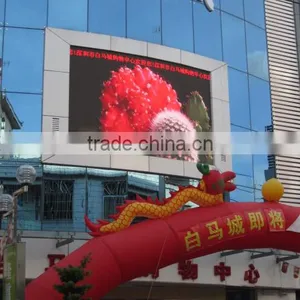 Electronic Outdoor Led Display Screen Full Color P16mm Message Led Displayer DIP for Shopping Mall Advertising thumbnail-2