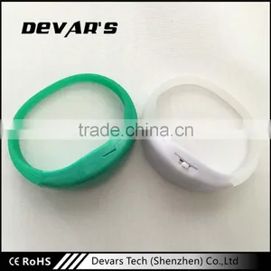 Brand Name Festival Plastic Event Wristbands Lights With Customized Logo thumbnail-2