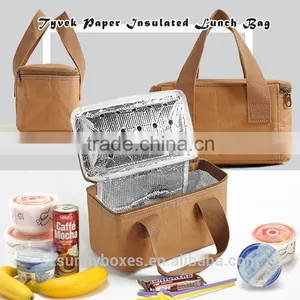 Tyvek Paper Hot Sale Waterproof Lunch Bags With Double Zipper thumbnail-2