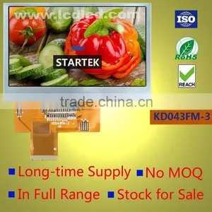 4.3 Inch TFT LCD 480*272 Full Viewing Angle With 8/16/18/24 Bit RGB Interface thumbnail-1