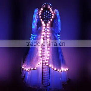 Dmx Girls Party Dresses, LED Girl Party Wear Western Dress thumbnail-1