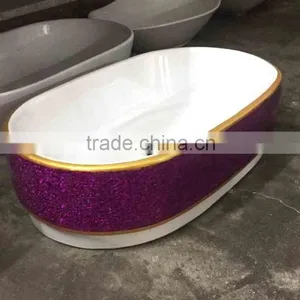 Black Color Decorative Granite Wash Basin Counter Tops thumbnail-4