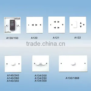 British Electircal Dimmer Wall Switch Socket thumbnail-1