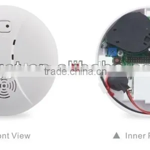 White Kitchen Ware Smoke Alarm With Test Button for Fire EN14604 thumbnail-2