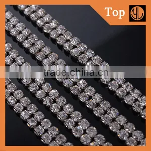 Wholesale Glass Crystal Rhinestone Cup Chain for Wedding Dress thumbnail-5