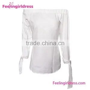 Fashion Designer Sketches of Long Cotton Blouse for Lady thumbnail-1