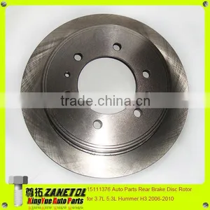 15111376 Auto Parts Rear Brake Disc Rotor for Hummer H3 2006-2010 thumbnail-1