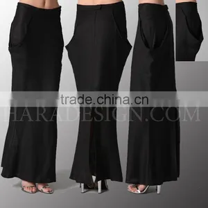 Mermaid Side Pocket Design Long Skirt thumbnail-1