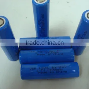 Hot Seller Rechargeable GEB 3.7V2400mah 18650 Li-ion Battery thumbnail-5