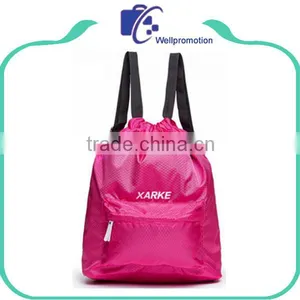 New Arrival Colorful Polyester Drawstring School Backpack Bag thumbnail-4