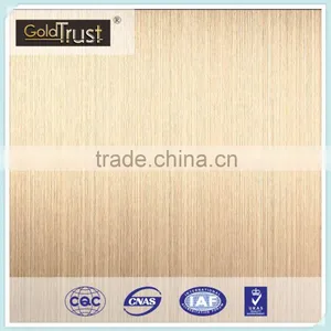4x8 Customized 304 Hairline Ti-Bronze Finish Stainless Steel Plate for Decoration thumbnail-2