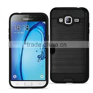 C&T Card Slots Dual Layer Armor Protective Hybrid Wallet Case Cover for Samsung Galaxy J7 2016 thumbnail-1
