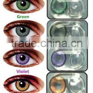 Hot Sale Korea 15mm Yearly Eclipse SM Cheap Circle Cosmetic Color Big Eye Contact Lenses Quality Choice Most Popular thumbnail-1