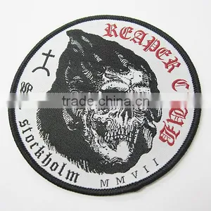 Fabric Woven Garment Round Embroidery Name Badge thumbnail-1