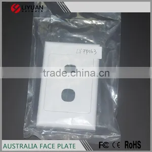 LY-FP163 3 Port RJ5 LiYuan Australia Face Plate Wall Outlet thumbnail-3