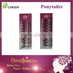 Bead Ponytail Holder Hair Elastic Rubber Bands thumbnail-1