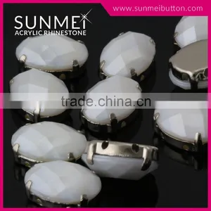 High Quality Oval Crystal Stones for Clothing Decoration thumbnail-3