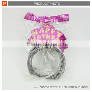 Happy Birthday Party Toys Girl Headband Crown 12pcs thumbnail-6