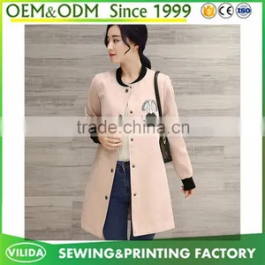 Wholesale Cheap Price Womens Coat Custom New Design Women's Long Coat thumbnail-5