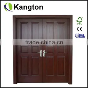 Mahogany Wooden Double Door Designs thumbnail-1