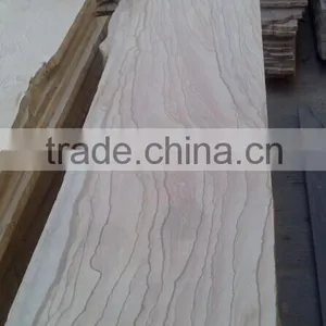 American Style Landscape Sandstone Fireplace thumbnail-1