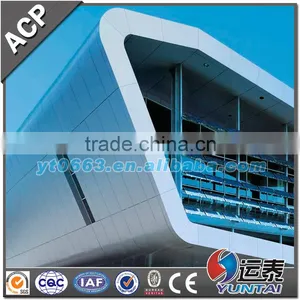 4mm Aluminium Composite Panels With PVDF Coating Outdoor Decoration Building Cladding thumbnail-1