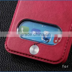 Hot New Products for 2015 Wholesale for Iphone Case , Leather Case for Iphone 6 With Double Window thumbnail-4
