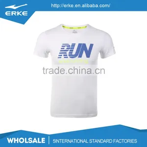 ERKE Wholesale Cozy Cotton Round Neck Short Sleeve Mens Running Sports Tee Shirt thumbnail-5