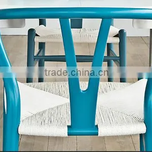 Wishbone Chair Y Chair/used Bone Wood Vintage Cafe Chairs thumbnail-2