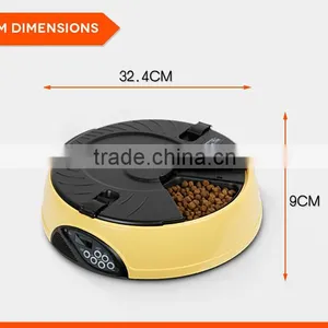 Battery Operated 6 Meals Automatic Cat Food Feeders Dry and Wet Food Auto Cat Feeder thumbnail-2