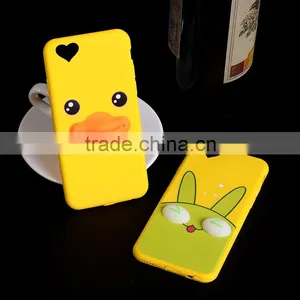 Lovely Cartoon Universal 3D TPU Silicone Phone Case For IPhone 6 6S thumbnail-1