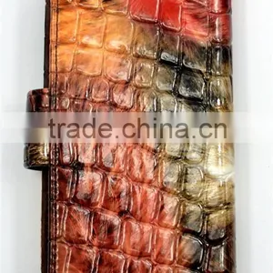 Crocodile Pattern Top Grade Flip Wallet Leather Phone Case For Asus Zenfone Zoom With PVC ID and Credit Card Slots thumbnail-3