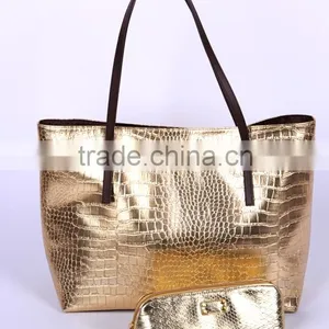 Top Quality Factory Direct Price Crocodile Leather Fashion Custom Tote Bags no Minimum thumbnail-2